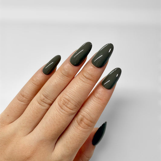Dark Grey Nail Set