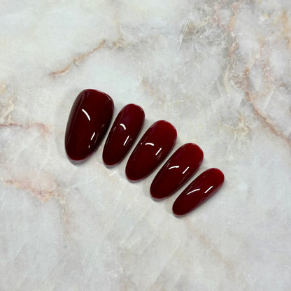 Deep Crimson Nail Set