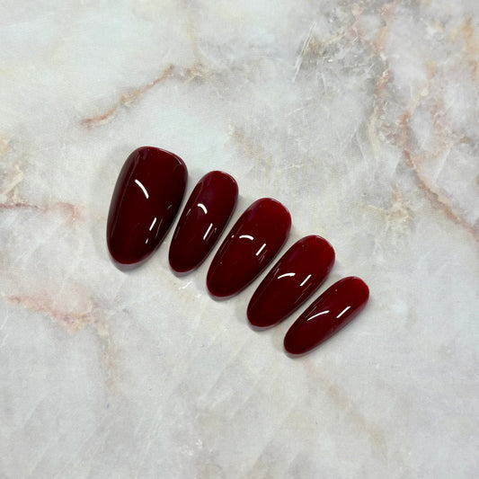 Deep Crimson Nail Set
