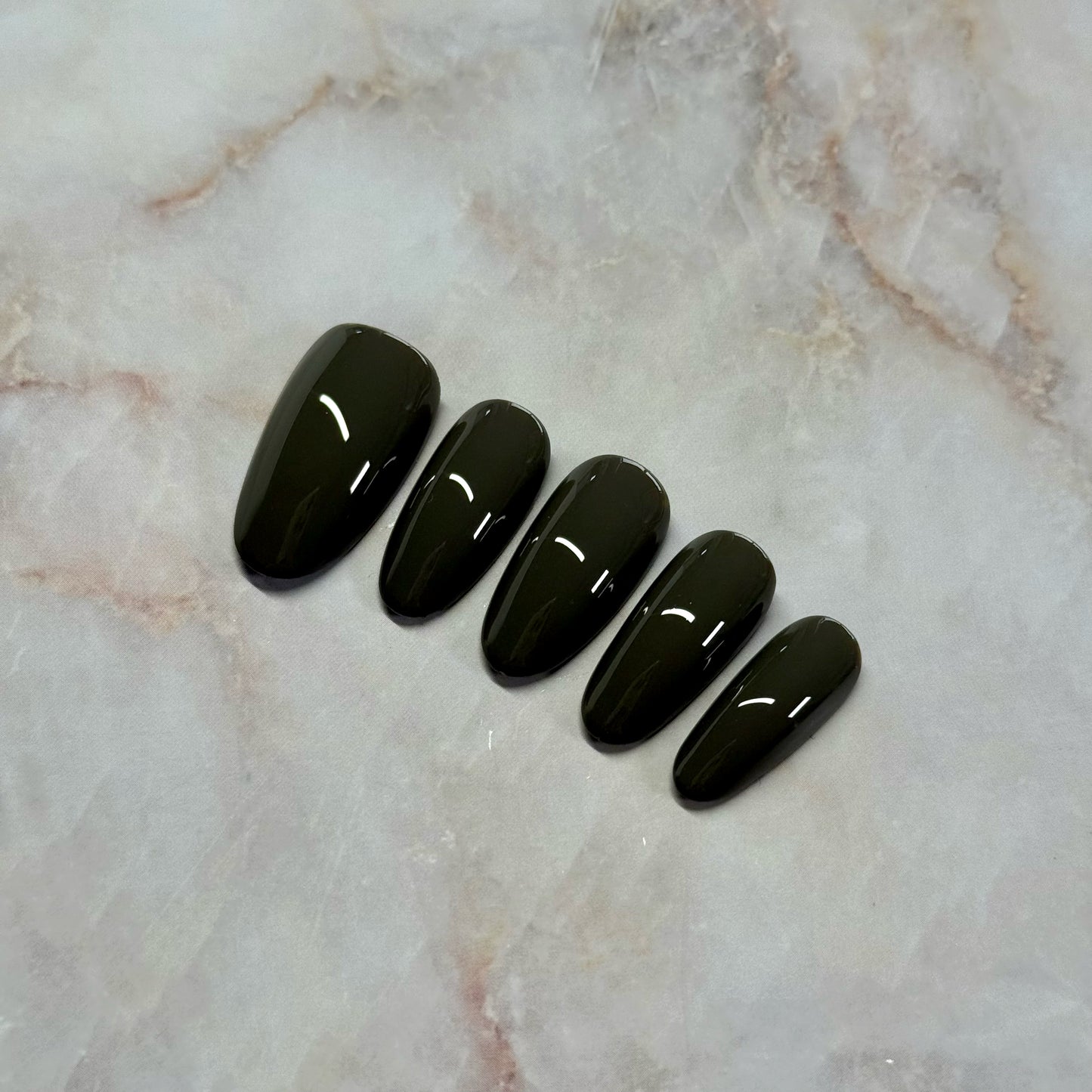 Dark Grey Nail Set