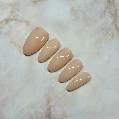Light Beige Nail Set